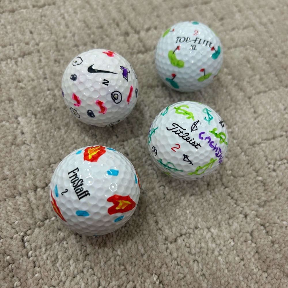 Colorful Golf Balls Set